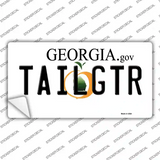 Tailgtr Georgia Novelty Sticker Decal Small