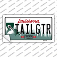 Tailgtr Louisiana Novelty Sticker Decal Small