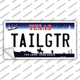 Tailgtr Texas Novelty Sticker Decal Small