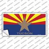 Tucson Arizona State Flag Novelty Sticker Decal Small