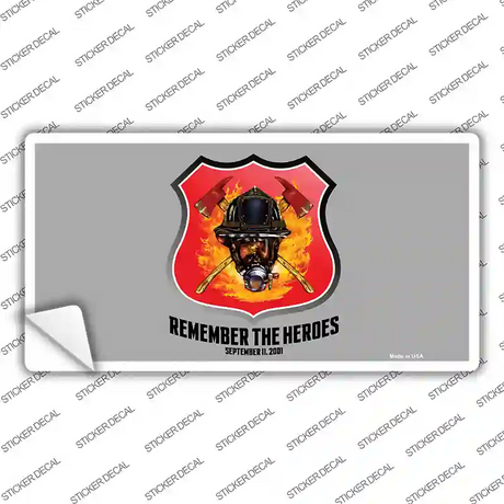 Remember The Heroes Novelty Sticker Decal Small