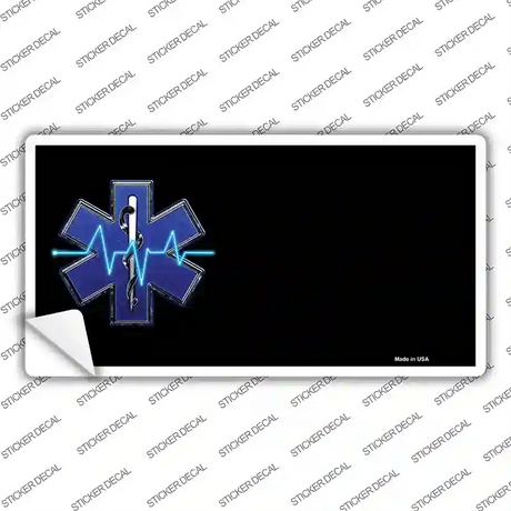 Medical Rescue Logo Offset Novelty Sticker Decal Small