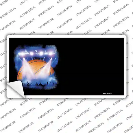 Basketball Game Offset Novelty Sticker Decal