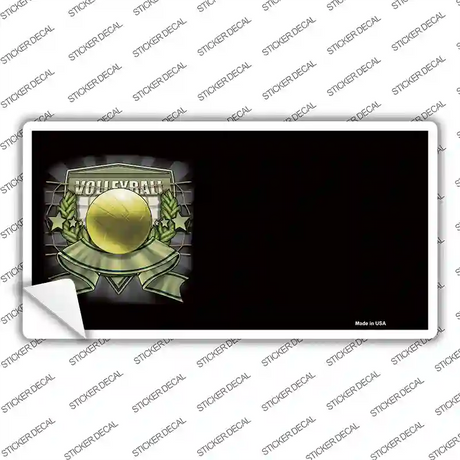 Volleyball Banner Offset Novelty Sticker Decal