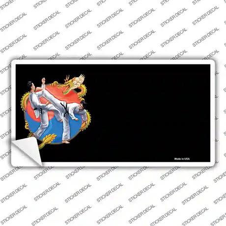 Tae Kwon Do Offset Novelty Sticker Decal