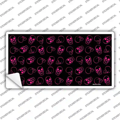 Purple Skulls Novelty Sticker Decal