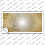 Gold White Fade Scratched Novelty Sticker Decal
