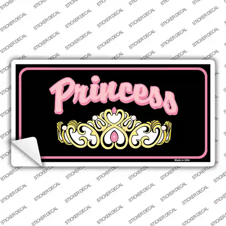 Princess Tiara Novelty Sticker Decal Small