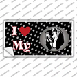 I Love My Bloodhound Novelty Sticker Decal Small