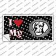 I Love My Brittany Novelty Sticker Decal Small