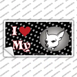 I Love My Chihuahua Novelty Sticker Decal Small