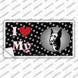 I Love My Great Dane Novelty Sticker Decal Small