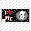 I Love My Great Pyrenees Novelty Sticker Decal Small