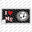 I Love My Newfoundland Novelty Sticker Decal Small