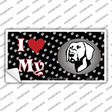 I Love My Weimaraner Novelty Sticker Decal Small