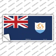Anguilla Flag Novelty Sticker Decal
