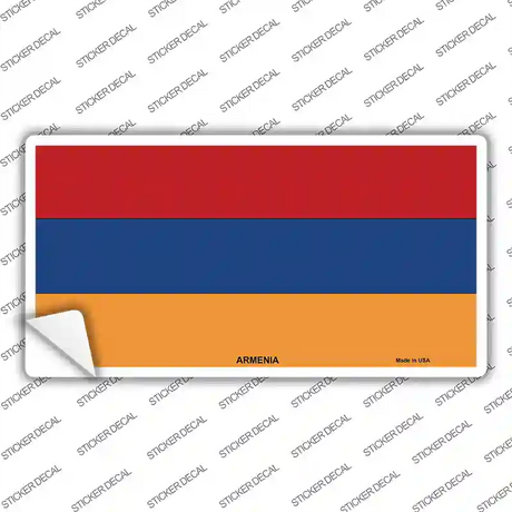 Armenia Flag Novelty Sticker Decal