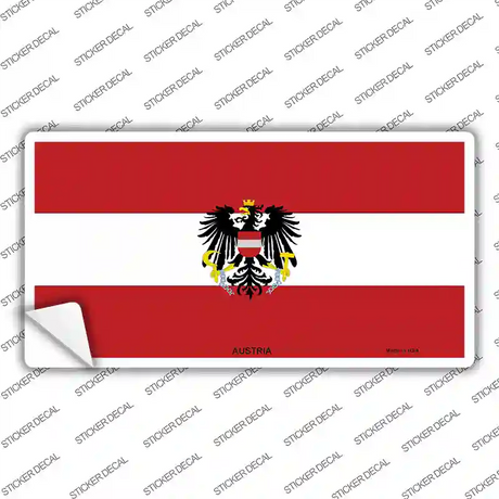 Austria Flag Novelty Sticker Decal
