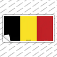 Belgium Flag Novelty Sticker Decal