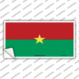 Burkina Faso Flag Novelty Sticker Decal