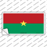 Burkina Faso Flag Novelty Sticker Decal