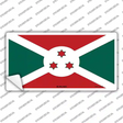 Burundi Flag Novelty Sticker Decal