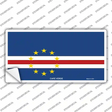Cape Verde Flag Novelty Sticker Decal