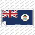 Cayman Islands Flag Novelty Sticker Decal Small