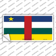 Central African Rep Flag Novelty Sticker Decal