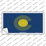Commonwealth Flag Novelty Sticker Decal
