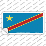 Congo Democratic Republic Flag Novelty Sticker Decal
