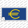 Euro Flag Novelty Sticker Decal