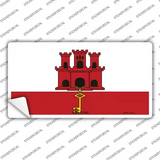 Gibraltar Flag Novelty Sticker Decal