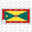 Grenada Flag Novelty Sticker Decal