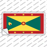Grenada Flag Novelty Sticker Decal