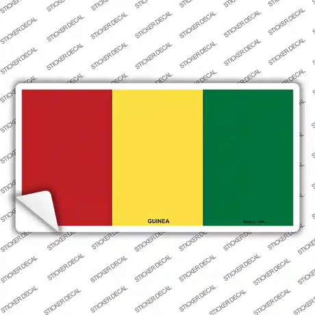 Guinea Flag Novelty Sticker Decal