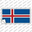 Iceland Flag Novelty Sticker Decal