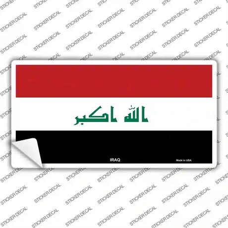 Iraq Flag Novelty Sticker Decal