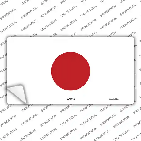 Japan Flag Novelty Sticker Decal