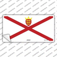 Jersey Flag Novelty Sticker Decal