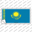 Kazakhstan Flag Novelty Sticker Decal