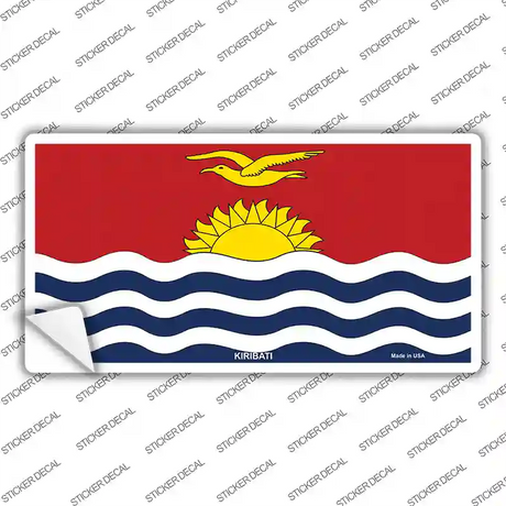 Kiribati Flag Novelty Sticker Decal