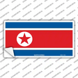 North Korea Flag Novelty Sticker Decal