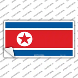 North Korea Flag Novelty Sticker Decal