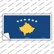 Kosovo Flag Novelty Sticker Decal