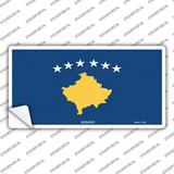 Kosovo Flag Novelty Sticker Decal