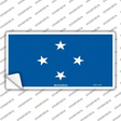 Micronesia Flag Novelty Sticker Decal Small