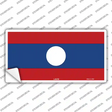 Laos Flag Novelty Sticker Decal