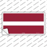 Latvia Flag Novelty Sticker Decal