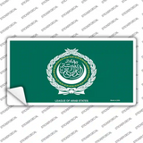 League Of Arab States Flag Novelty Sticker Decal